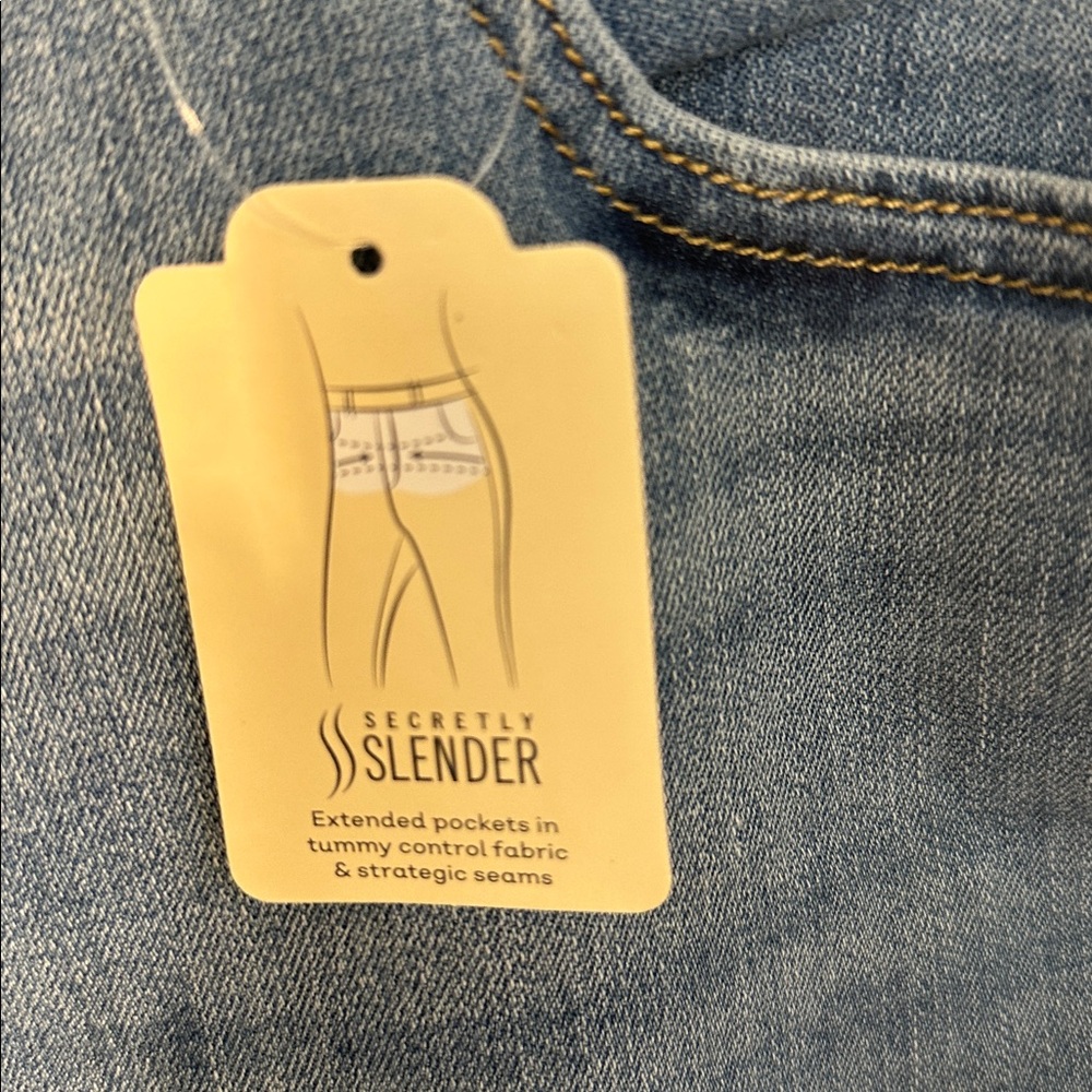 NWT Size 18W, Mid-Rise & Boot Cut Blue Jeans by St. John’s Bay - Picture 3 of 7